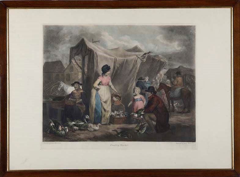 Ward James Poultry market, 1803  - Asta Libri Antichi e Rari. Incisioni - Cambi Casa d'Aste