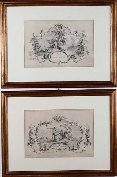 Watteau Antoine L'heureuse Rencontre, 1700 Ca. / L'amusement, 1700 Ca.