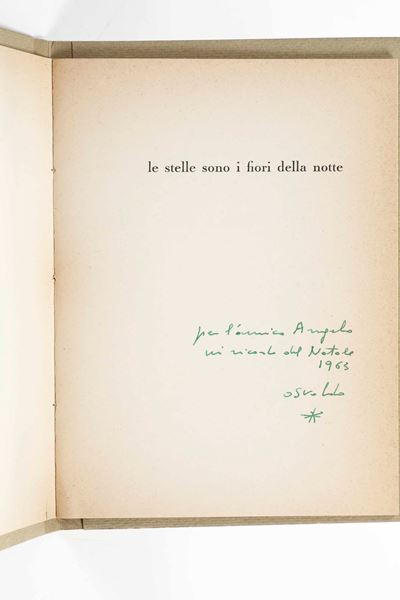 Osvaldo Patani le Stelle Sono i Fiori della Notte. Milano, Bertieri, (1962-63)