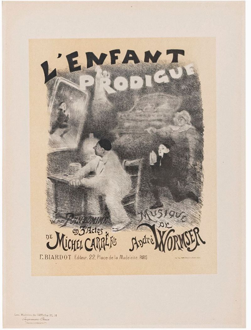 Pantomime Willette : L'Enfant Prodigue  - Auction Vintage Posters | Timed Auction - Cambi Casa d'Aste