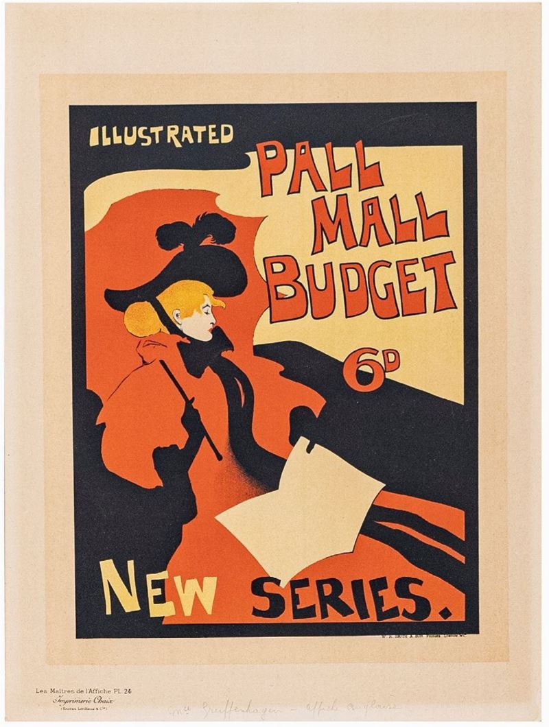 Maurice Greiffenhagen : Pall Mall Budget  - Asta Manifesti d'Epoca | Cambi Time - Cambi Casa d'Aste