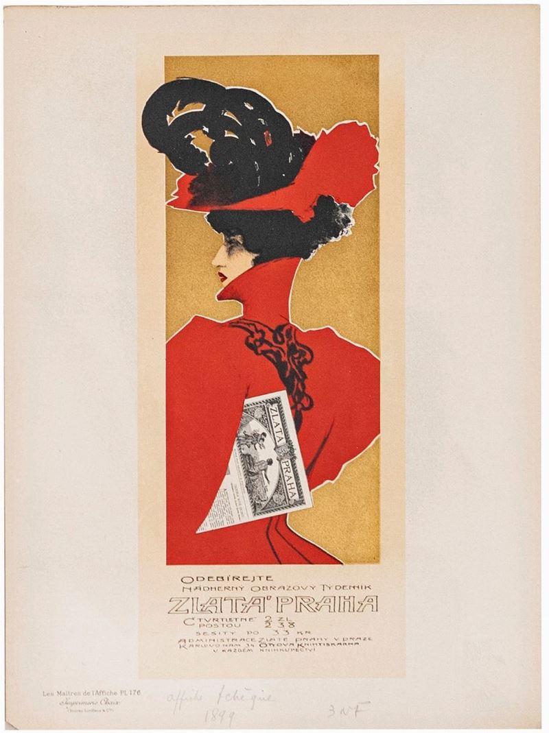 Oliva Vaclav : Zlatà Praha  - Auction Vintage Posters | Timed Auction - Cambi Casa d'Aste