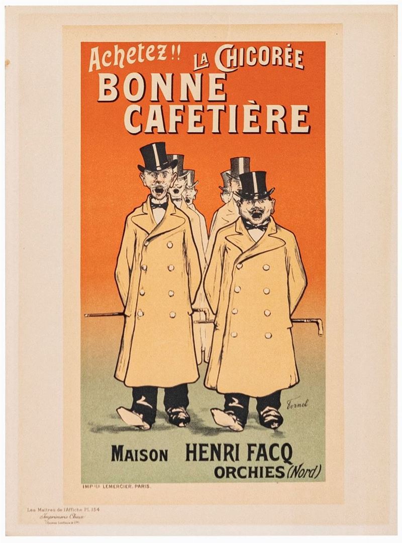 Fernel : Bonne Cafetière  - Auction Vintage Posters | Timed Auction - Cambi Casa d'Aste
