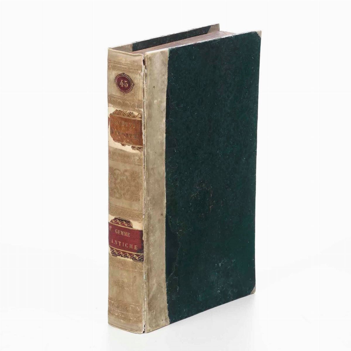 Raccolta di Calchi in Gesso Entro Finto Libro Antico, XIX Secolo