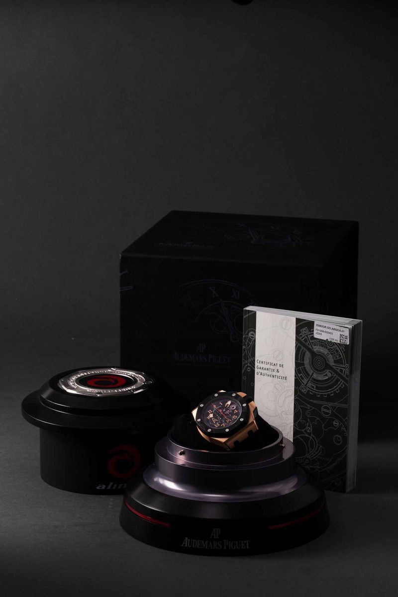 Audemars Piguet - Offshore Alinghi Ref 26062or in Oro Rosa 18k con Scatola e Garanzia