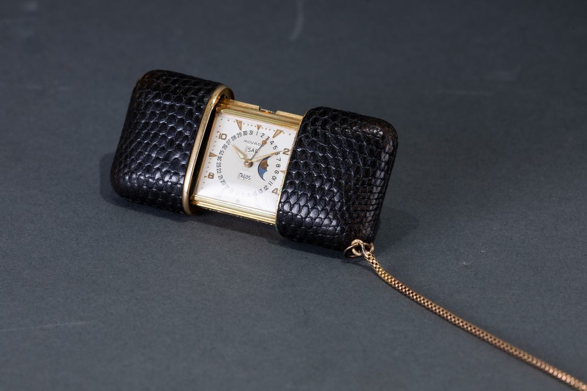 Movado - Orologio con Sveglia da Viaggio