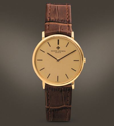 Vacheron & Constantin - Patrimony Extrapiatto in Oro 18k Carica Manuale con Quadrante Champagne e...
