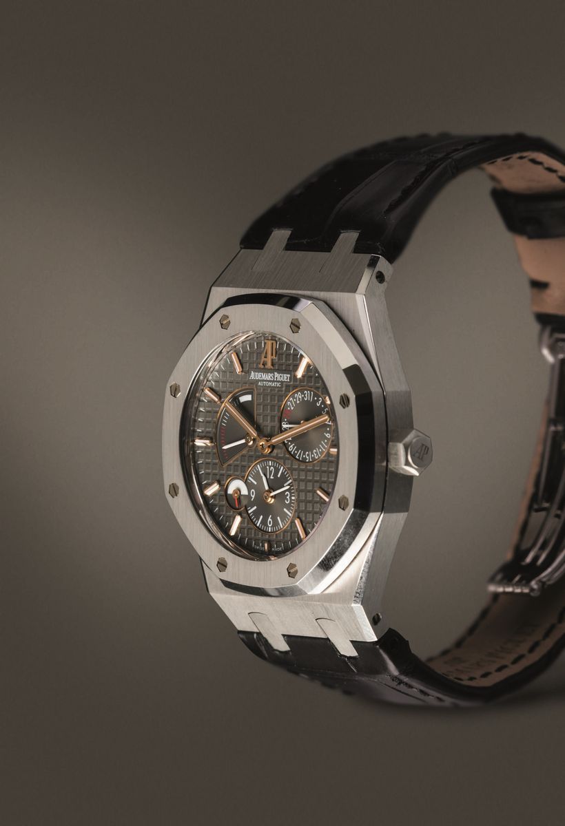 Audemars Piguet - Royal Oak Dual Time "yung Hsin" in Oro Bianco 18k Limitato a 25 Esemplari con C...