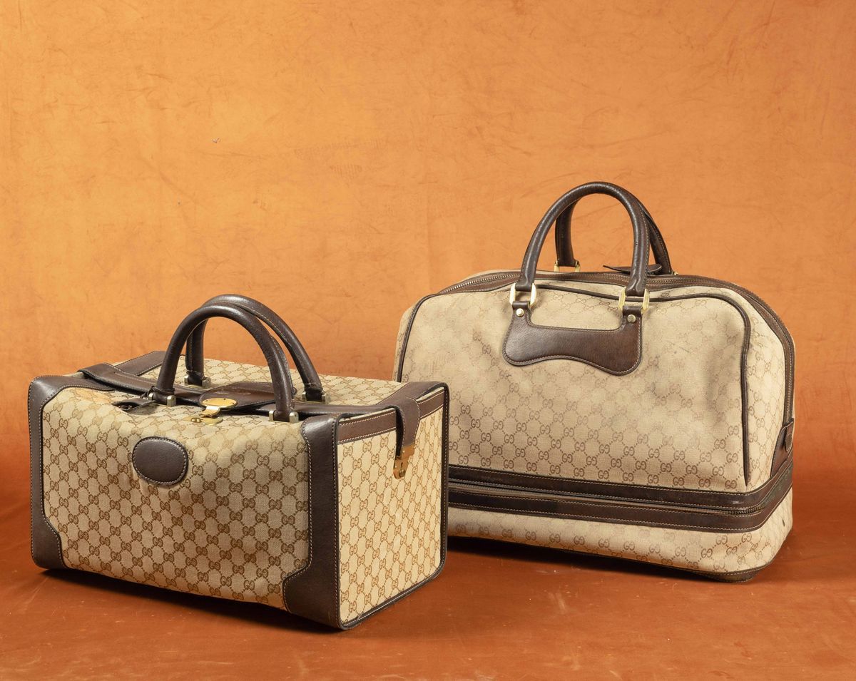 Two travel bags Gucci Auction Villa di Maser Cambi Casa d Aste