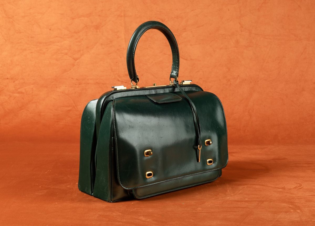 Borsa a Bauletto in Pelle, Gucci, Anni '40