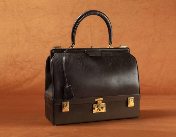 A Hermès travel bag, 1950s
