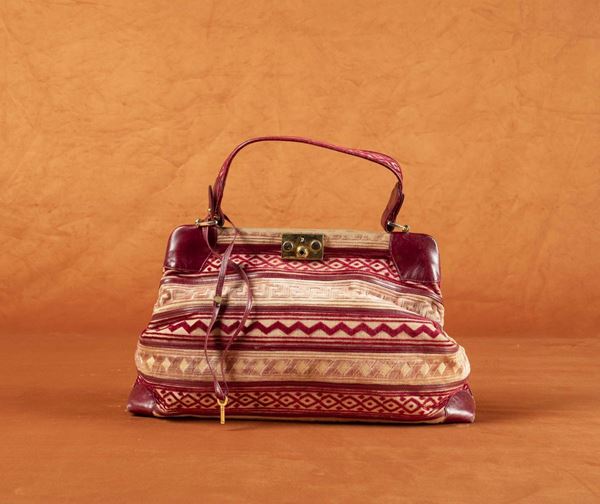 A velvet bag, Roberta di Camerino, 1950s