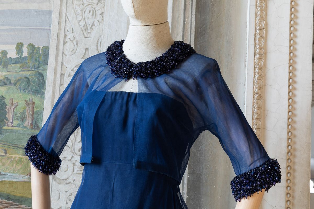 Abito da Sera e Coprispalle, Modello Grès, Realizzato dalla Sartoria Giunta Milano, Anni '50