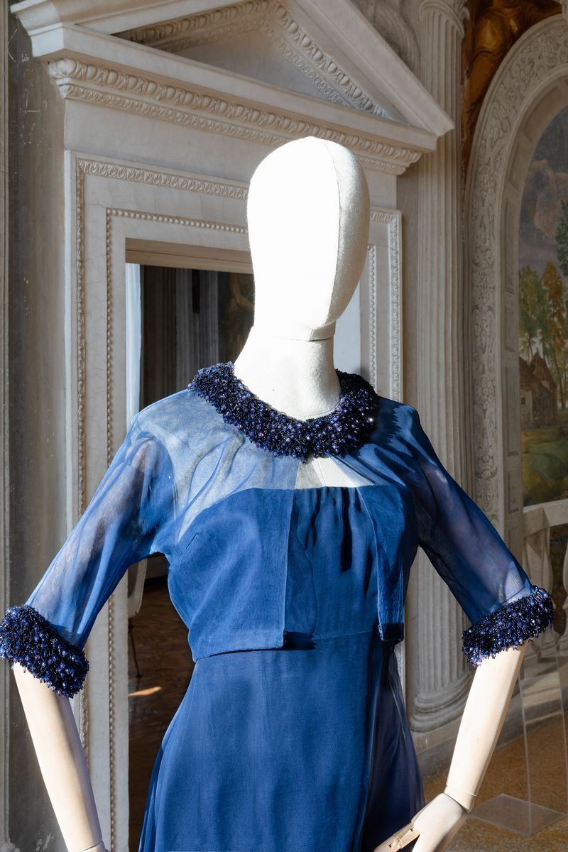 Abito da Sera e Coprispalle, Modello Grès, Realizzato dalla Sartoria Giunta Milano, Anni '50