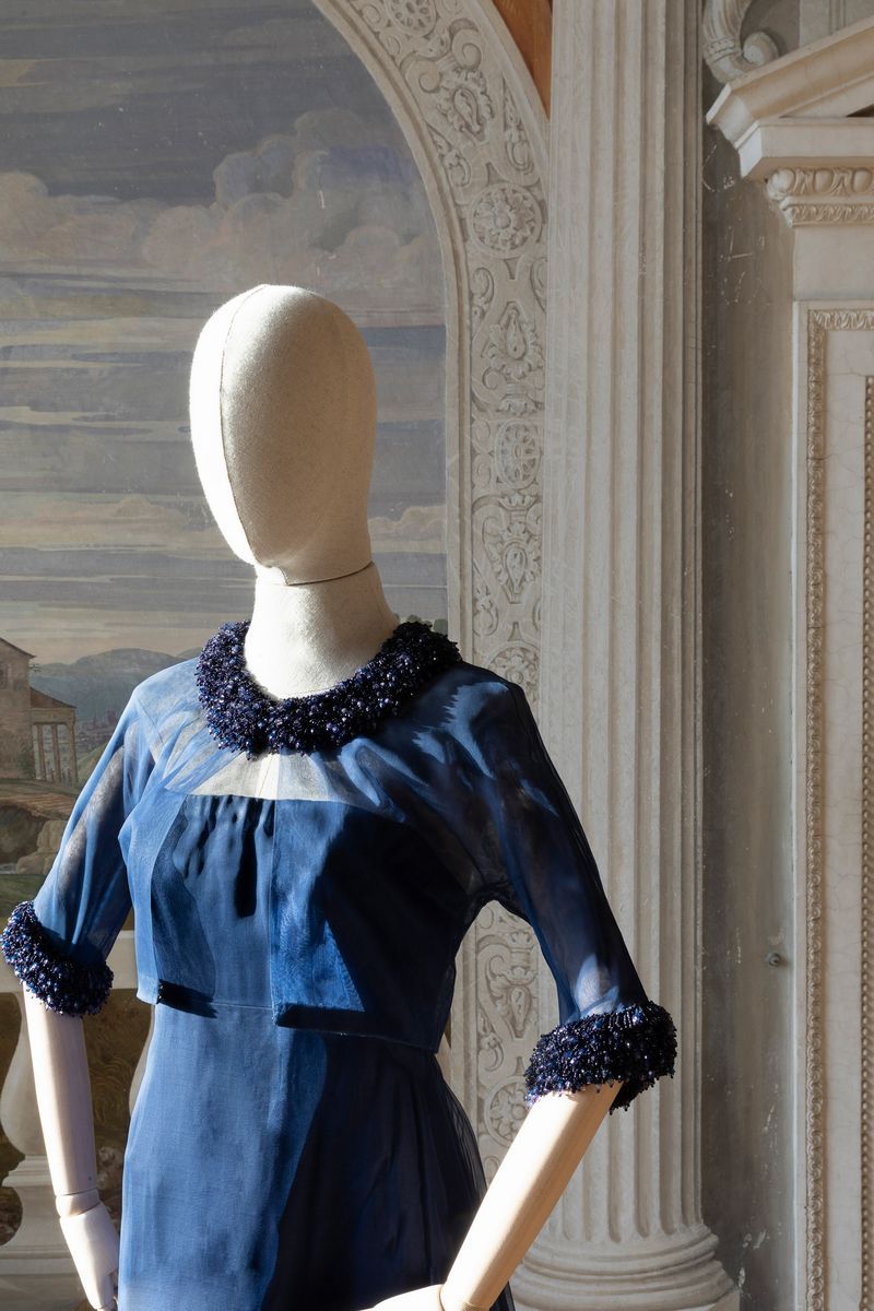 Abito da Sera e Coprispalle, Modello Grès, Realizzato dalla Sartoria Giunta Milano, Anni '50
