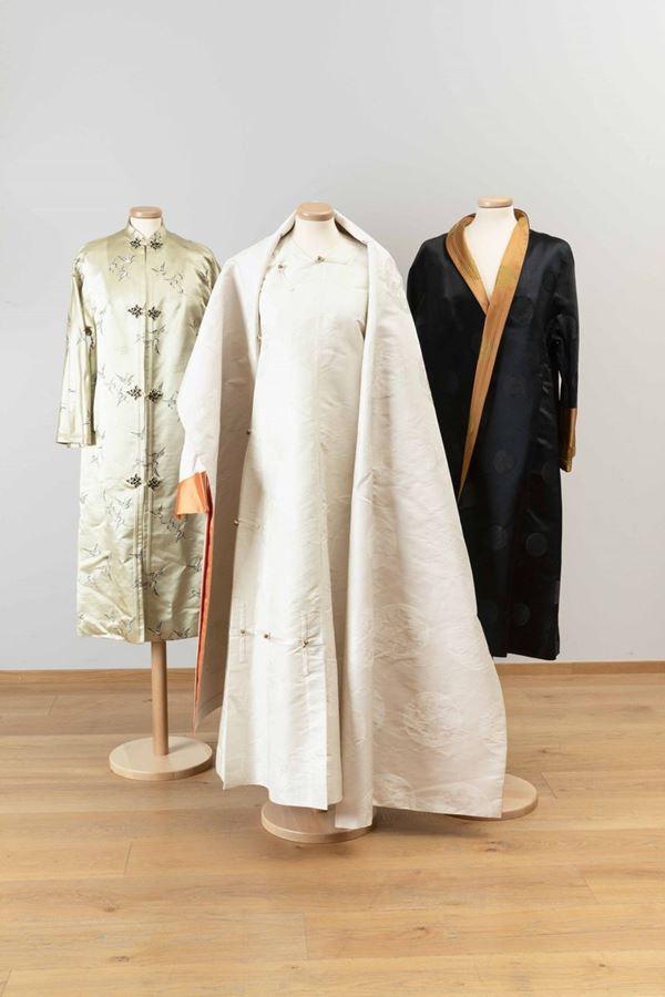 Five silk coats, 1990s