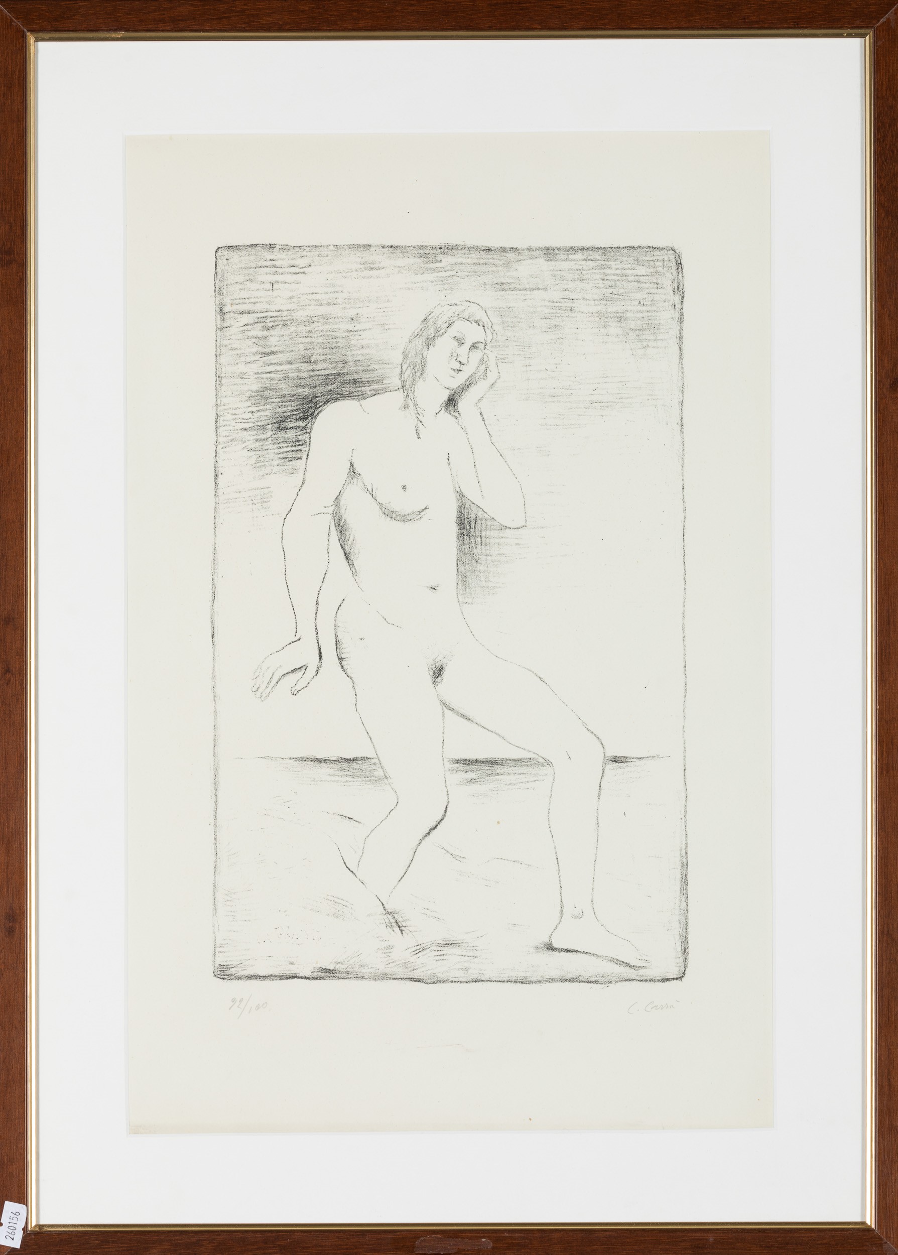 Carlo Carrà - Bagnante