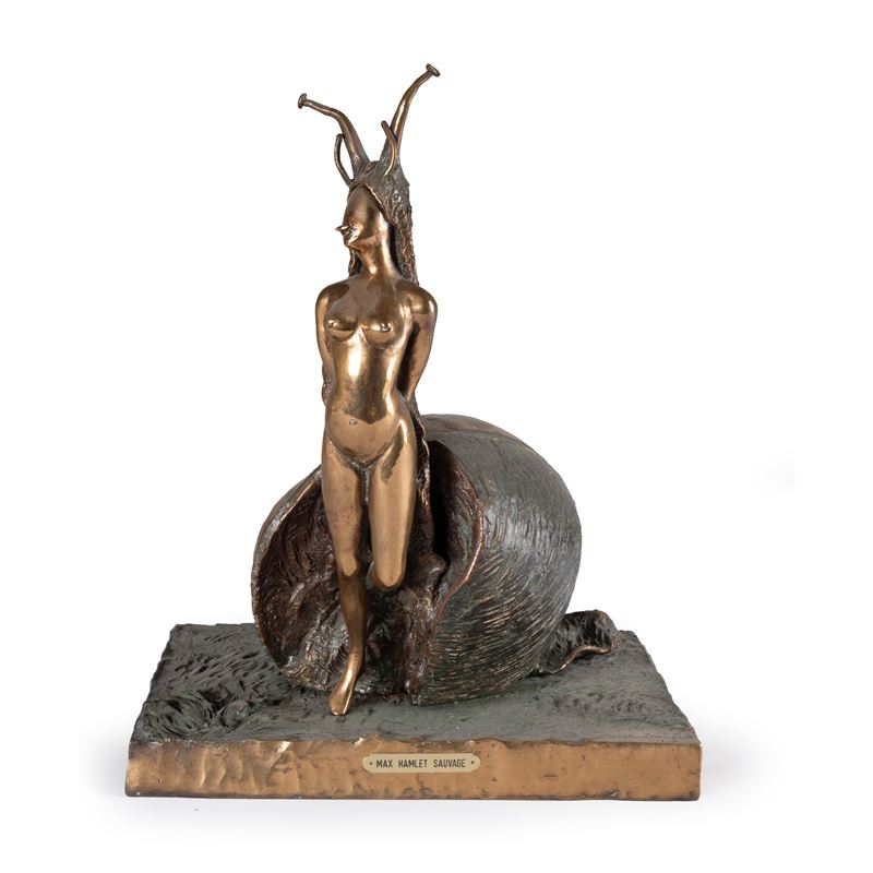 Max Hamlet Sauvage : Senza titolo  - scultura in bronzo - Auction Modern Sculptures and Artist's Multiples - Cambi Casa d'Aste