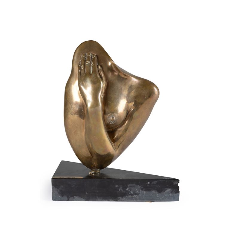 Aldo Flecchia : Senza titolo  - scultura in bronzo - Asta Sculture Moderne e Multipli d'Artista - Cambi Casa d'Aste