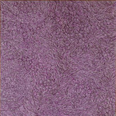 Momentum shift - acrilico su tela, 150 x 150 cm, 2002