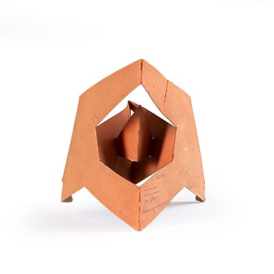Scultura da viaggio, multiplo in carta