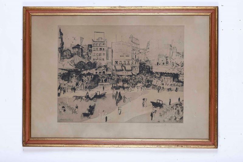 Anselmo Bucci - 14 Juillet Place Blanche