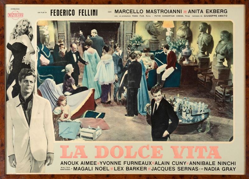 Fotobusta: La Dolce Vita  - Auction POP Culture and Vintage Posters - Cambi Casa d'Aste