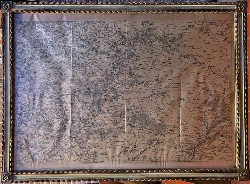 Carta geografica su seta. Francia XIX secolo  - Asta Antiquariato Luglio | Cambi Time - Cambi Casa d'Aste