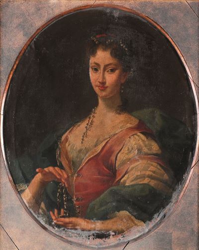 Scuola Emiliana del XVIII Secolo Ritratto di Dama