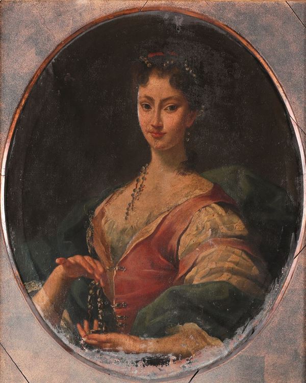 Scuola emiliana del XVIII secolo Ritratto di dama
