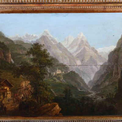Heinrich Reinhold (1788-1825), Attr. Paesaggio