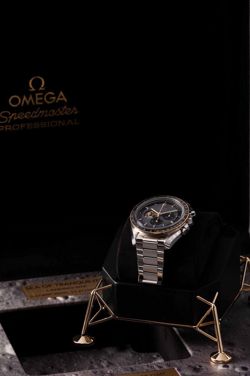 Omega - Speedmaster Moonwatch Apollo 11, 50° Anniversario, Cronografo Carica Manuale in Acciaio c...