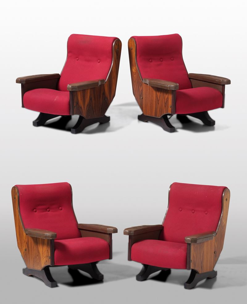 Quattro poltrone  - Auction 20th century furniture - Cambi Casa d'Aste