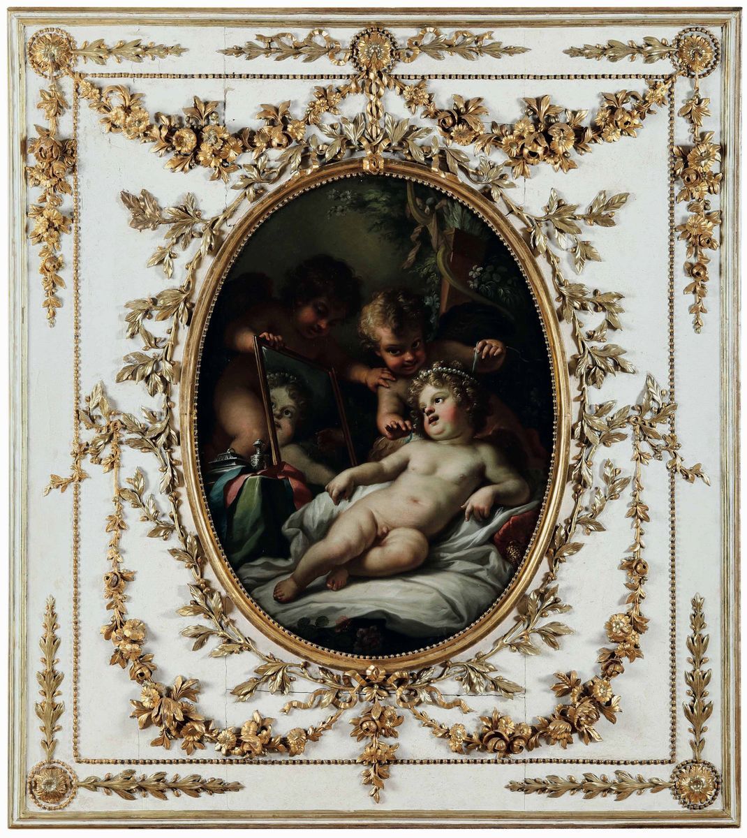 Giuseppe Bonito - Scene Allegoriche con Putti