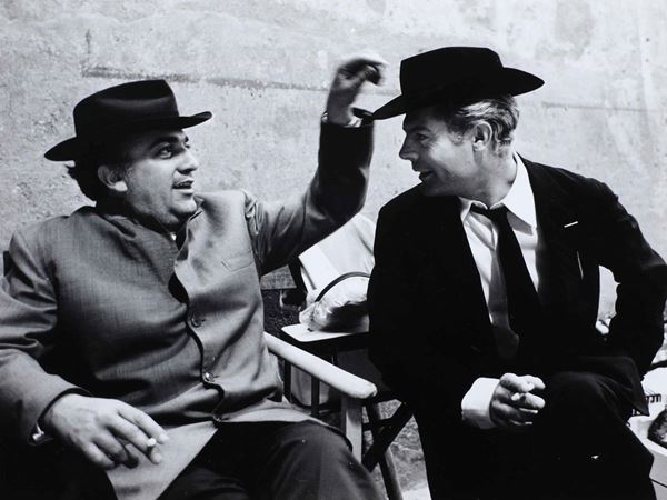 Fellini e Mastroianni