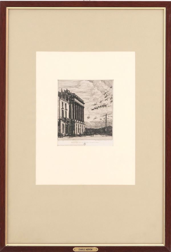 Meryon, Charles (1831-1868) Le ministere de la marine