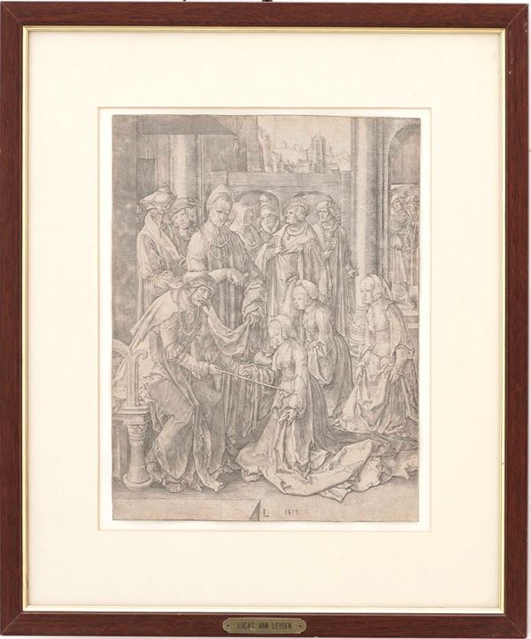 De Leida, Luca (1494-1533) Ester di fornte ad Asuero, 1518