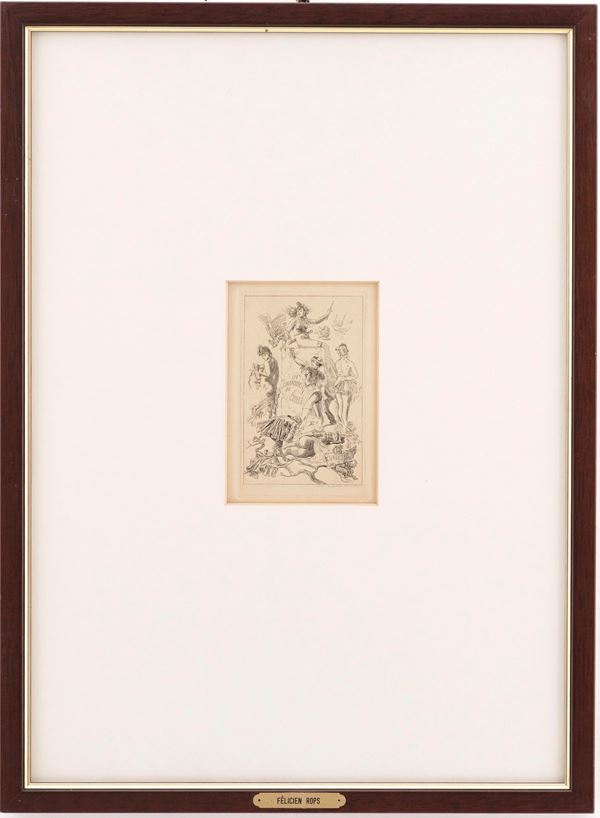 Rops, Félicien (1833-1898) Les chanson de colle, seconda metà del secolo XIX