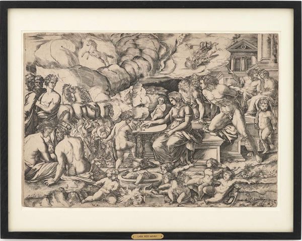 Vico, Enea (1523-1567), attribuito a Allegoria della creazione