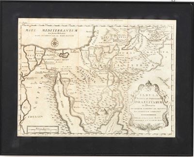 Calmet, Antonie Augustin, Tabula itineris et statiorum israelitarum in deserto