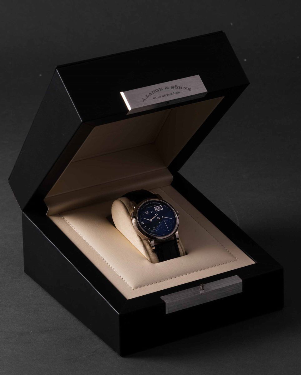Lange & Sohne - Lange 1 Ref 191.028 in Oro Bianco Carica Manuale con Fondello a Vista, Datario e ...