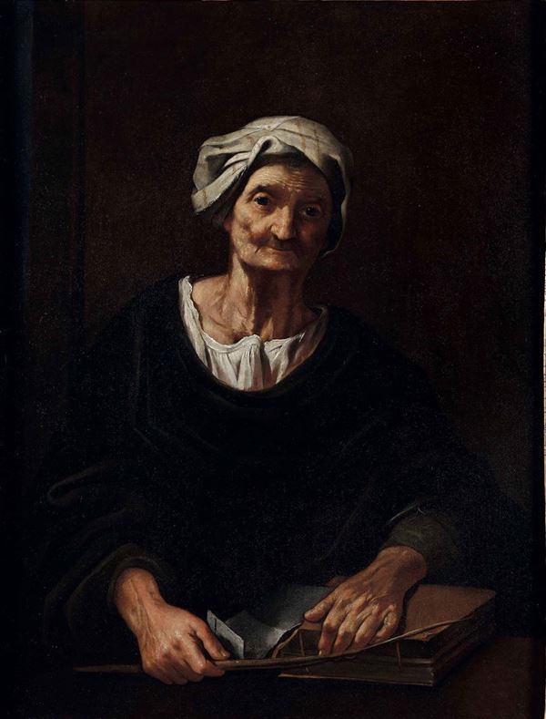 Pietro Bellotti - Ritratto di anziana