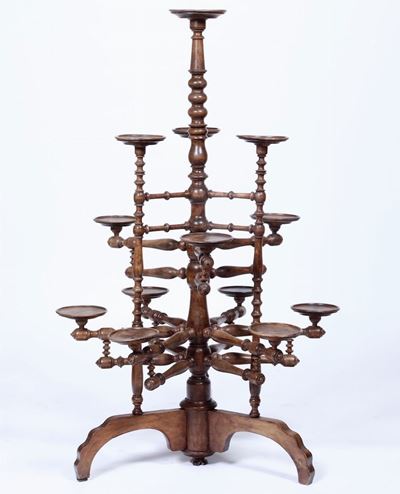 Espositore in Legno Tornito
