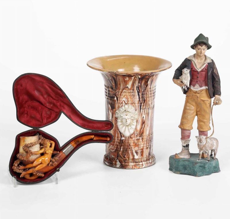 Lotto di tre oggetti diversi  - Auction Antique January - Cambi Casa d'Aste