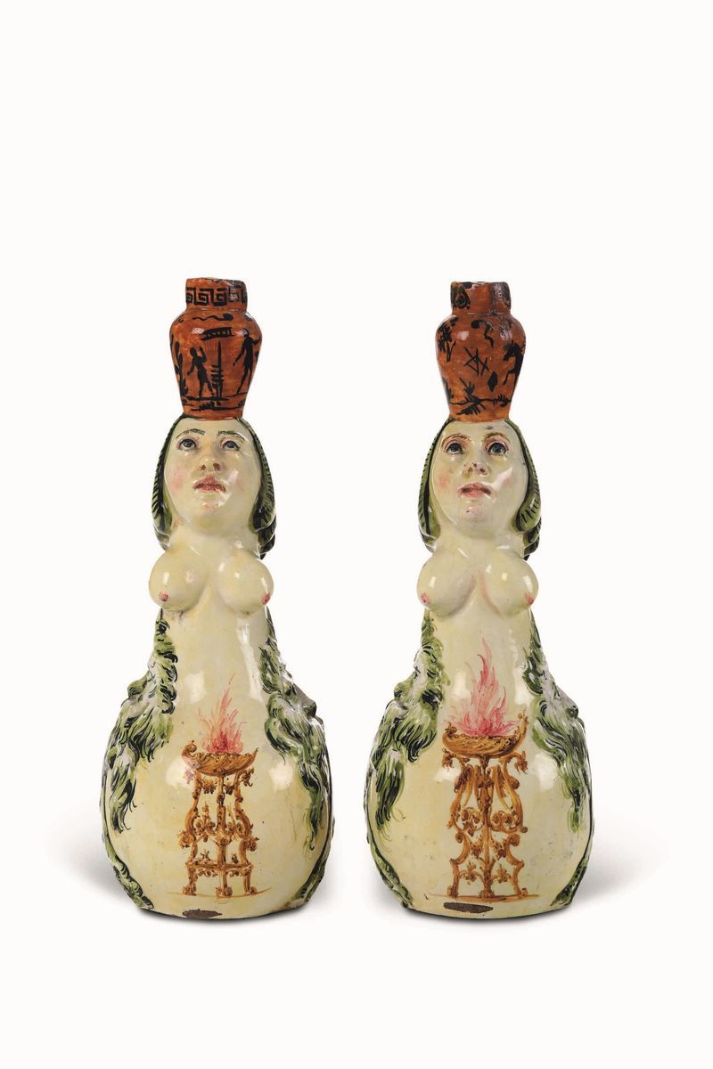 Coppia di Broccheprobabilmente Napoli, XIX Secolo