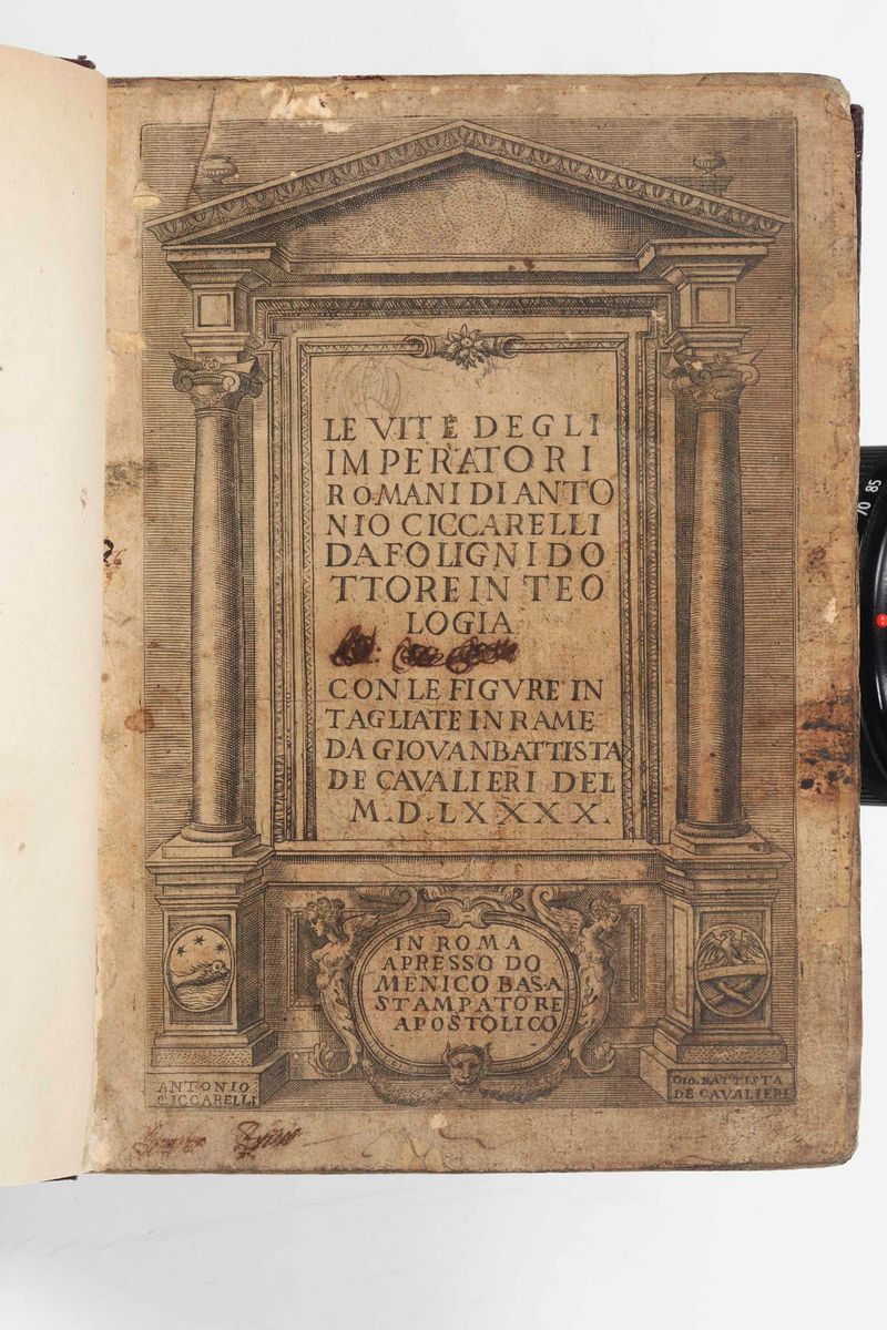 Le Vite degli Imperatori Romani le Vite degli Imperatori Romani di Antonio Ciccarelli da Foligno ...