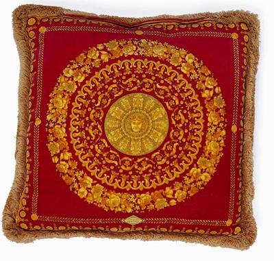 Coppia di Cuscini con Tessuto Versace