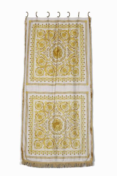 Coppia di Tende con Tessuto Versace