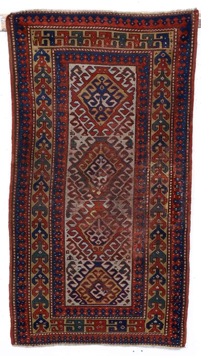 Tappeto Kazak, Caucaso Fine XIX Secolo