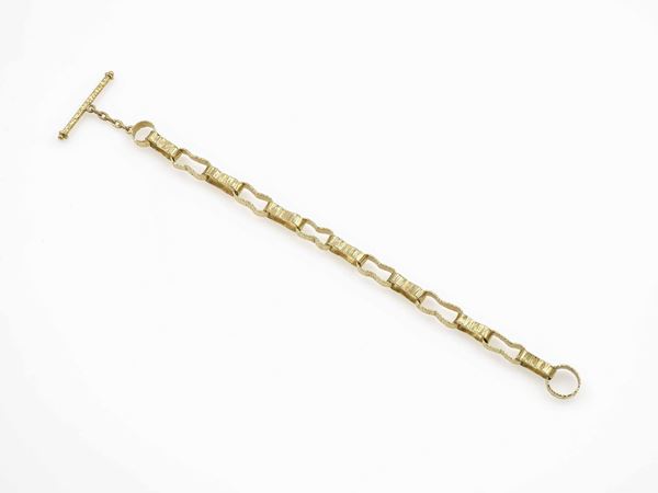 Gold bracelet. Signed Sforza